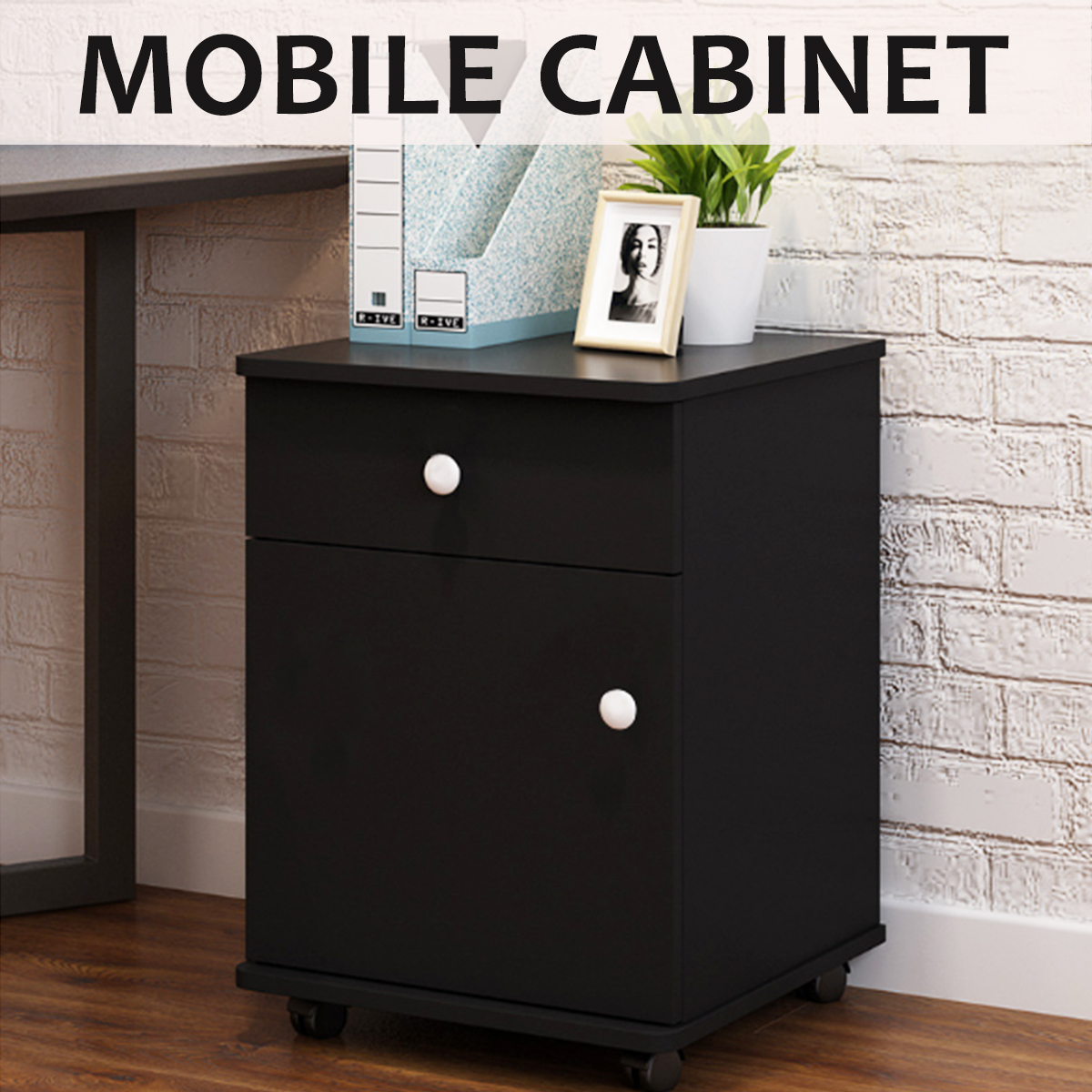 Bedside Table Cabinets Shabby Wooden Bedroom Night Stand Storage 2