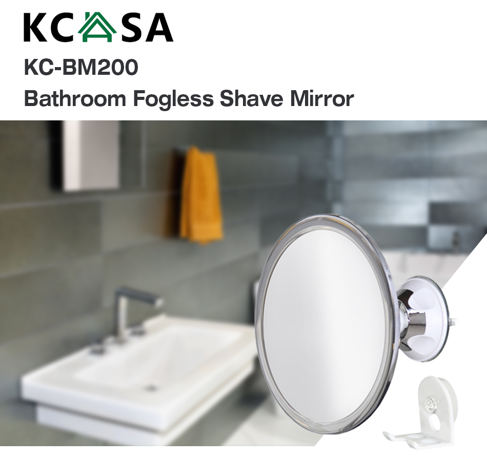 Kcasa 360 Suction Cup Anti Fog No Free Shower Shaving Shave Image Is Loading Kcasa 360 Suction Cup Anti Fog No