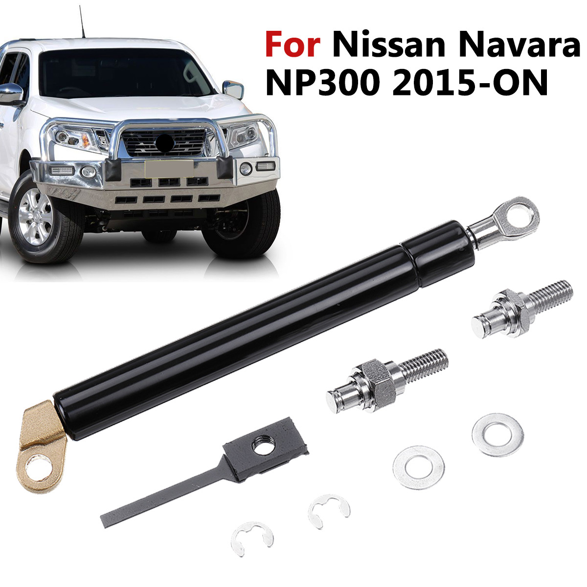 KF-SPRING 1Pc Rear Trunk Gas Strut Liftgate Tailgate Easy Slow Down For Nissan Navara NP300 2015-2019 Color : 1 PC