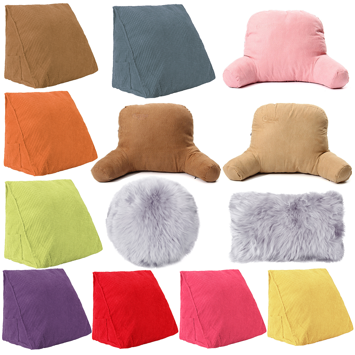 Car Seat Back Rest Support Pillow Lounger Lumbar Chair Cushion Bed Car Seat Back Rest Support Pillow Lounger Lumbar Chair Cushion Bed Sofa Backrest