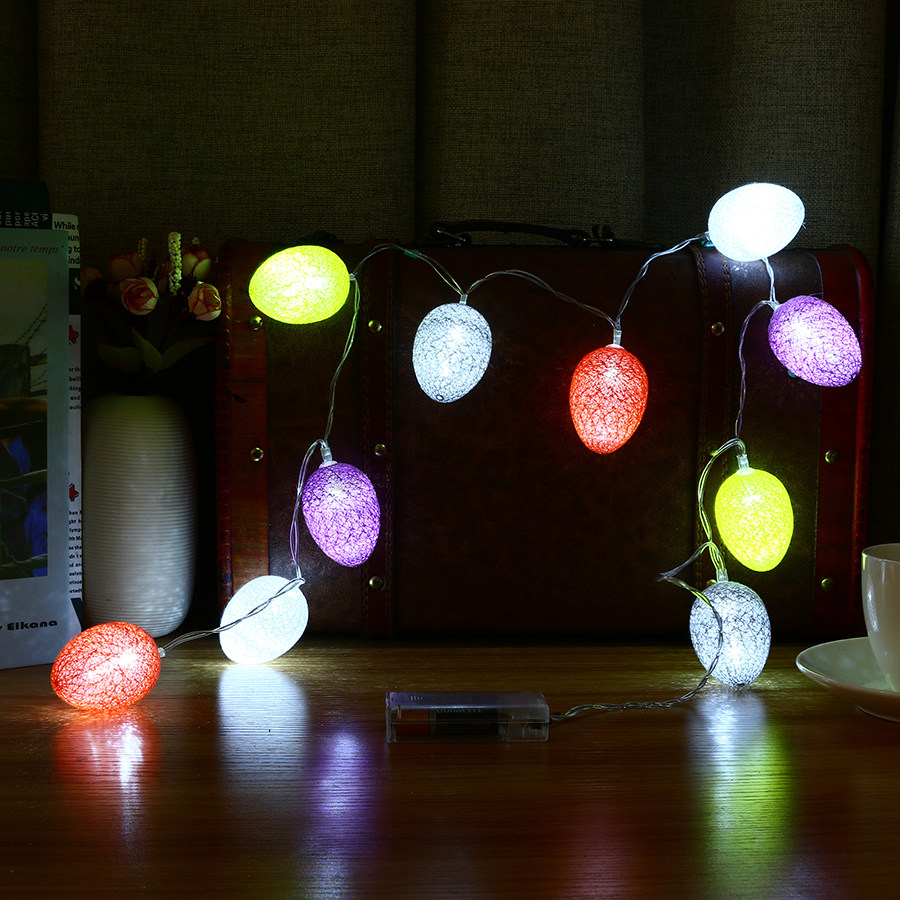 1 8m 10 Led Easter Egg Fairy String Light Lamp X Mas Wedding Party 1 8m 10 Led Easter Egg Fairy String