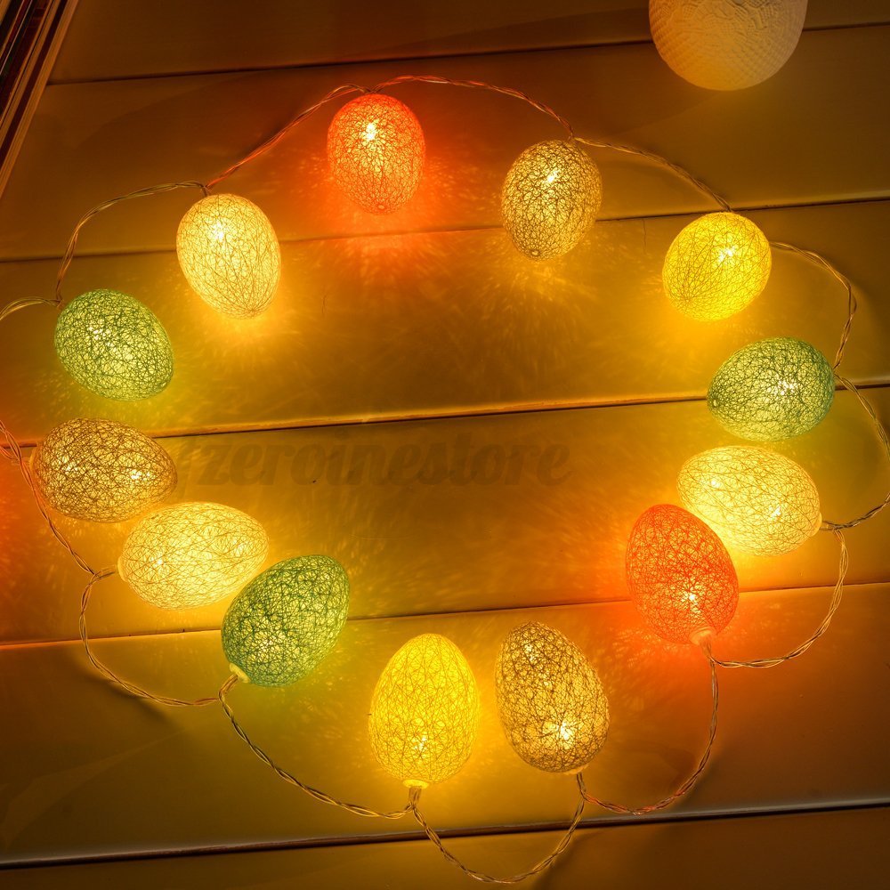 1 8m 10 Led Easter Egg Fairy String Light Lamp X Mas Wedding Party 1 8m 10 Led Easter Egg Fairy String