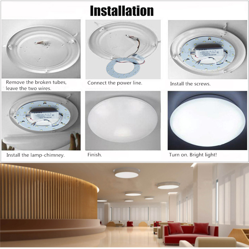 Led Light 33w 15w 18w Fluorescent Circular Tube Replacement For