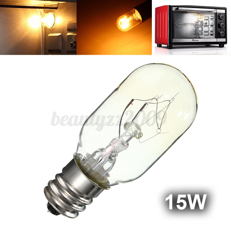 15W/25W 120V Incandescent Bulbs Salt lamp Bulbs E12 Socket Glass Oven Lamp eBay