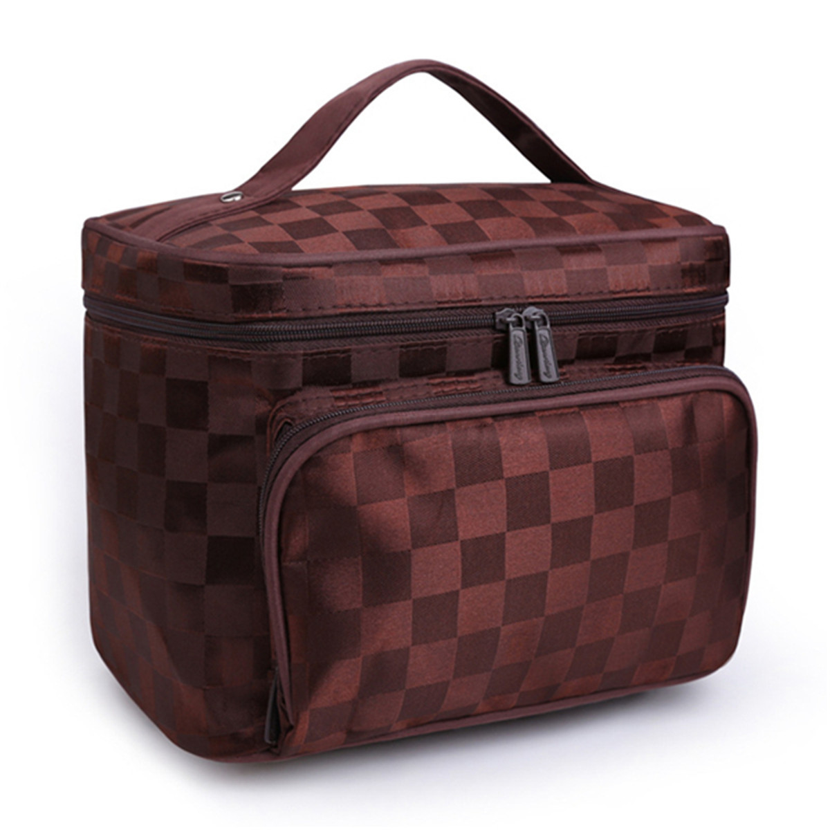 Cosmetic Storage Case With Mirror Makeup Bag Travel Folding Nail Cosmetic Storage Case With Mirror Makeup Bag Travel