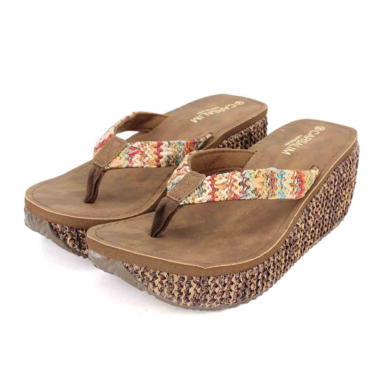 beach platform flip flops