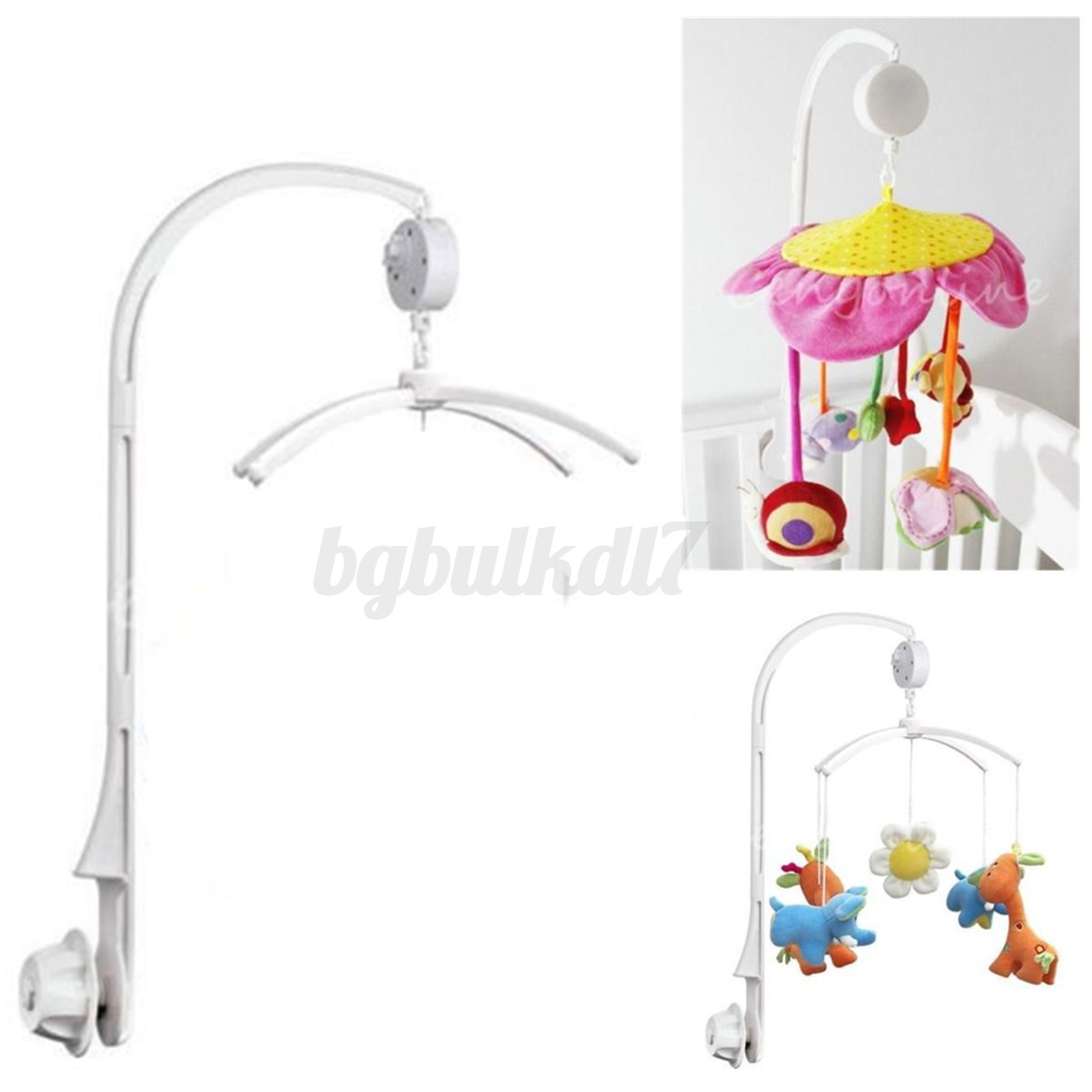 XuBa Baby Infant Rotary Mobile Crib Bed Clockwork Movement Music Box Kids Develop Toy