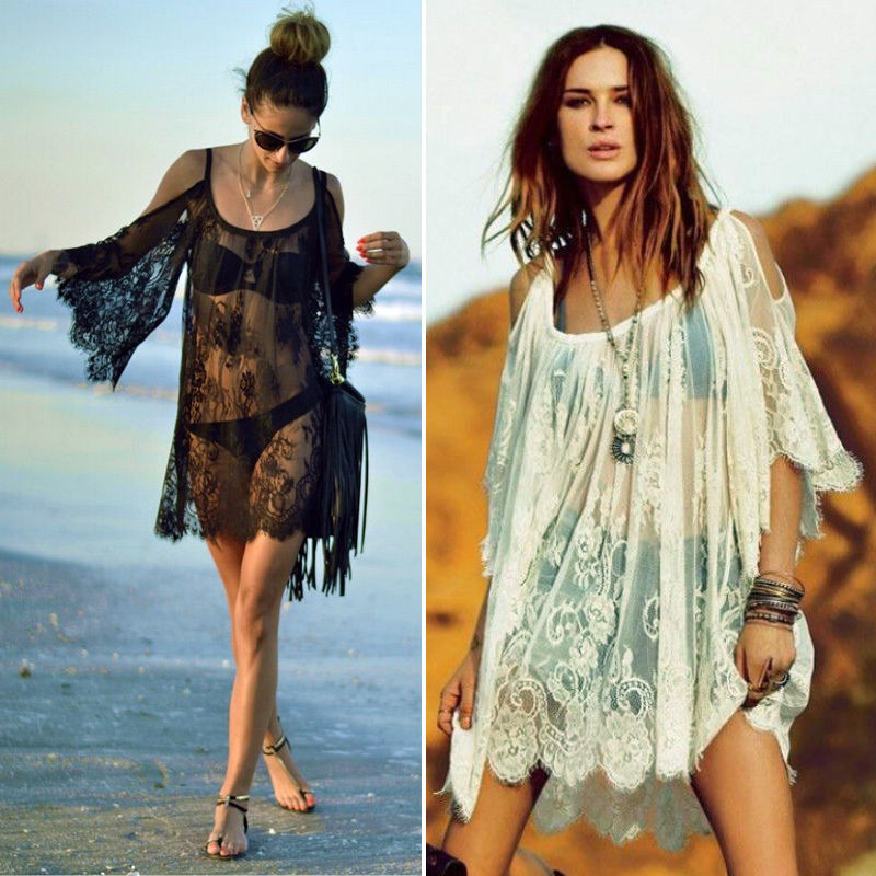 Womens Summer See Through Lace Tank Tops Beach Clubwear Las Mini Image Is Loading Womens Summer See Through Lace Tank Tops Beach
