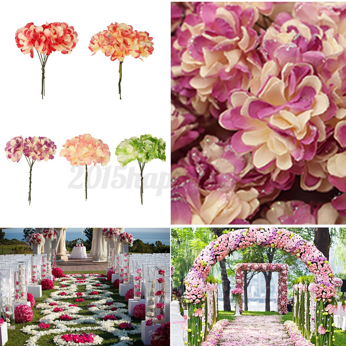 Lovely 100 Flower Card Decoration