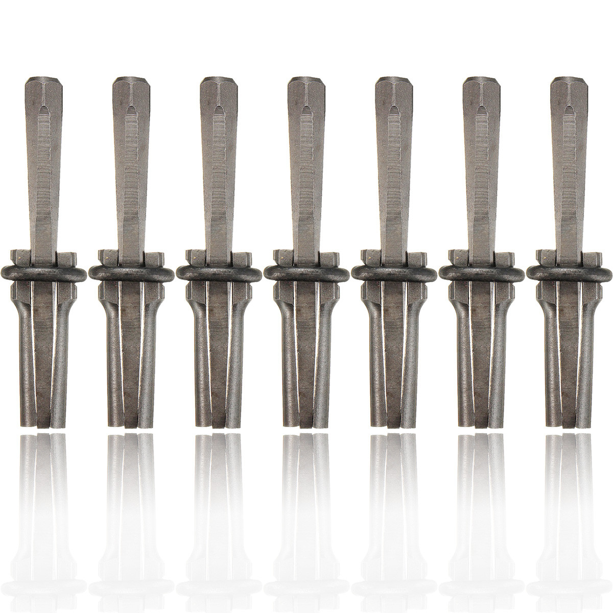 7 Set 9//16/"Wedge Plug Shim Feathers Set Concrete Stone Rock Hand Splitting Tool