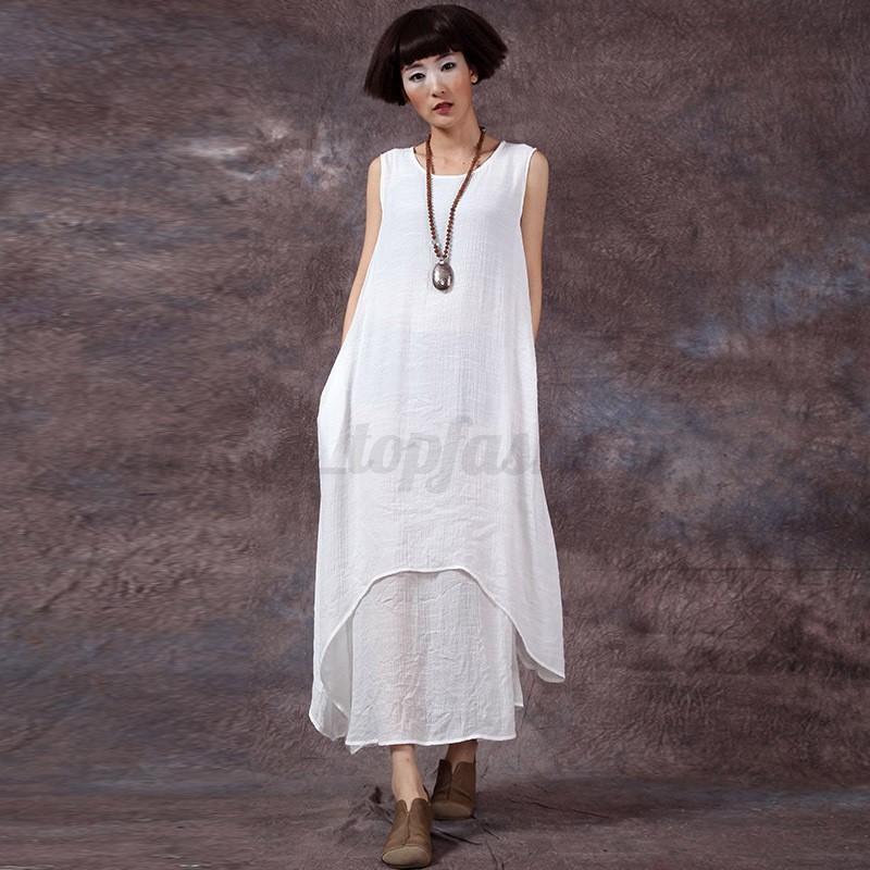 sleeveless kaftan