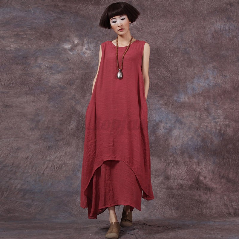 sleeveless kaftan