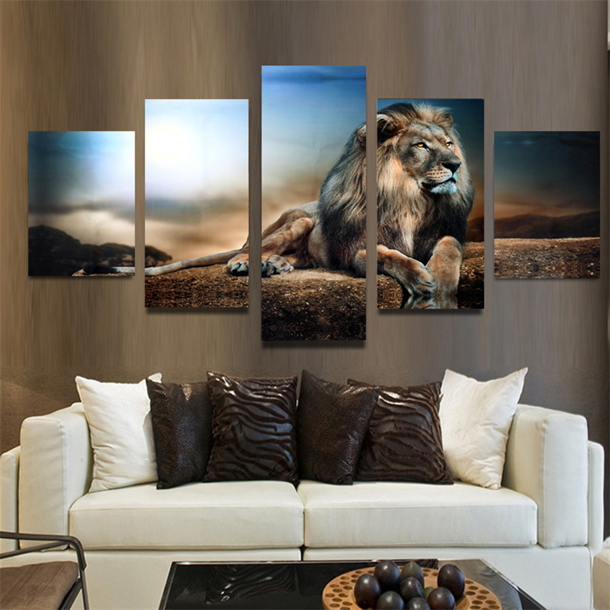 Modern Abstract Flower Lion Buddha Sunset Art Painting Picture Home Modern Abstract Flower Lion Buddha Sunset Art Painting