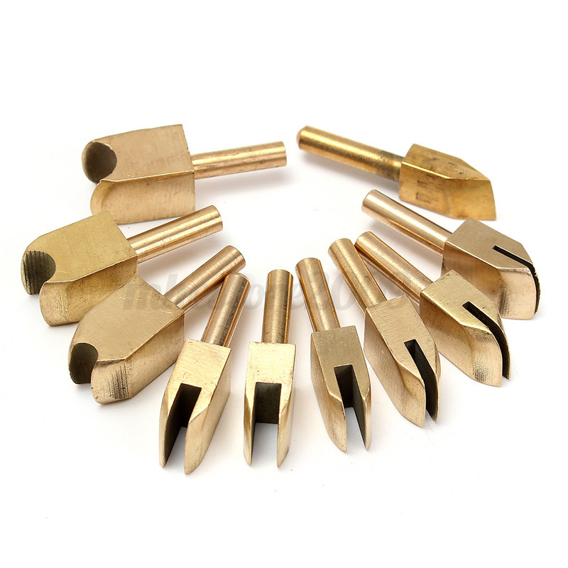 Leather Solder Iron Tip Brass Soldering Iron Tip to Burn the Edge