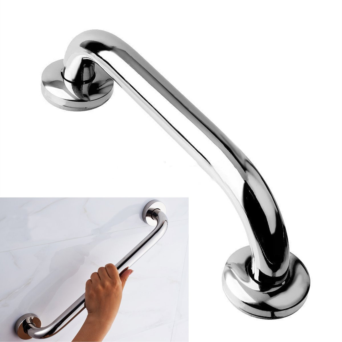 Stainless Steel Bath Shower Support Rail Diity Aid Grab Bar Detail Image