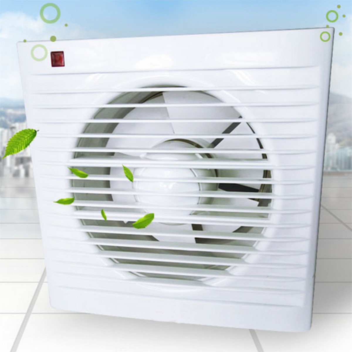 100/150/200mm Badlüfter Wand Ventilator Lüfter Wandlüfter Leise Bad WC
