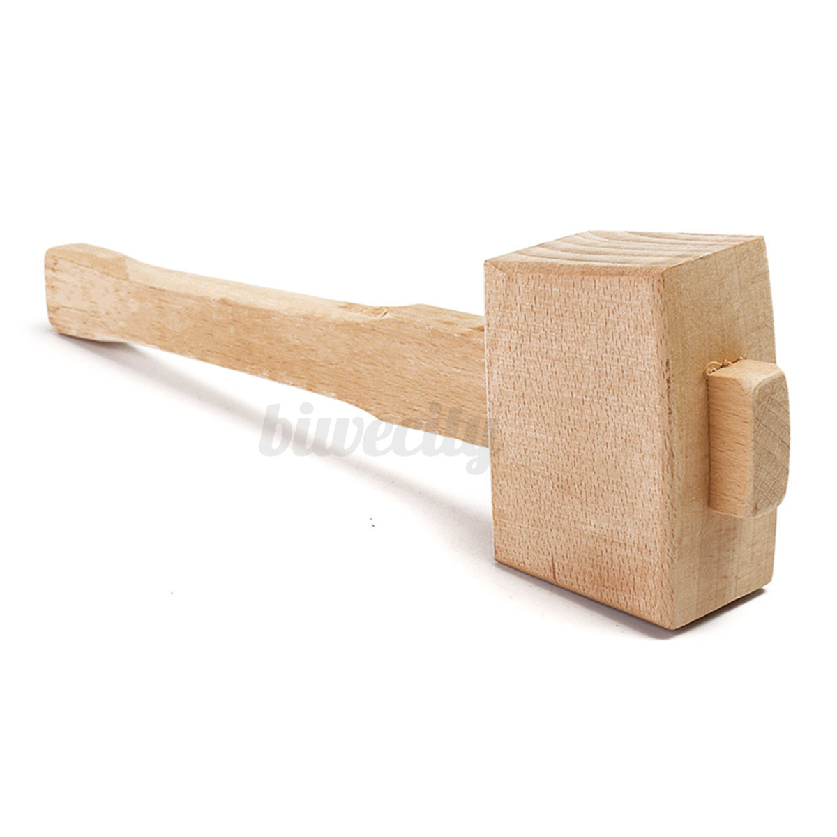 250mm Beech Solid Carpenter Wood Wooden Mallet Hammer 