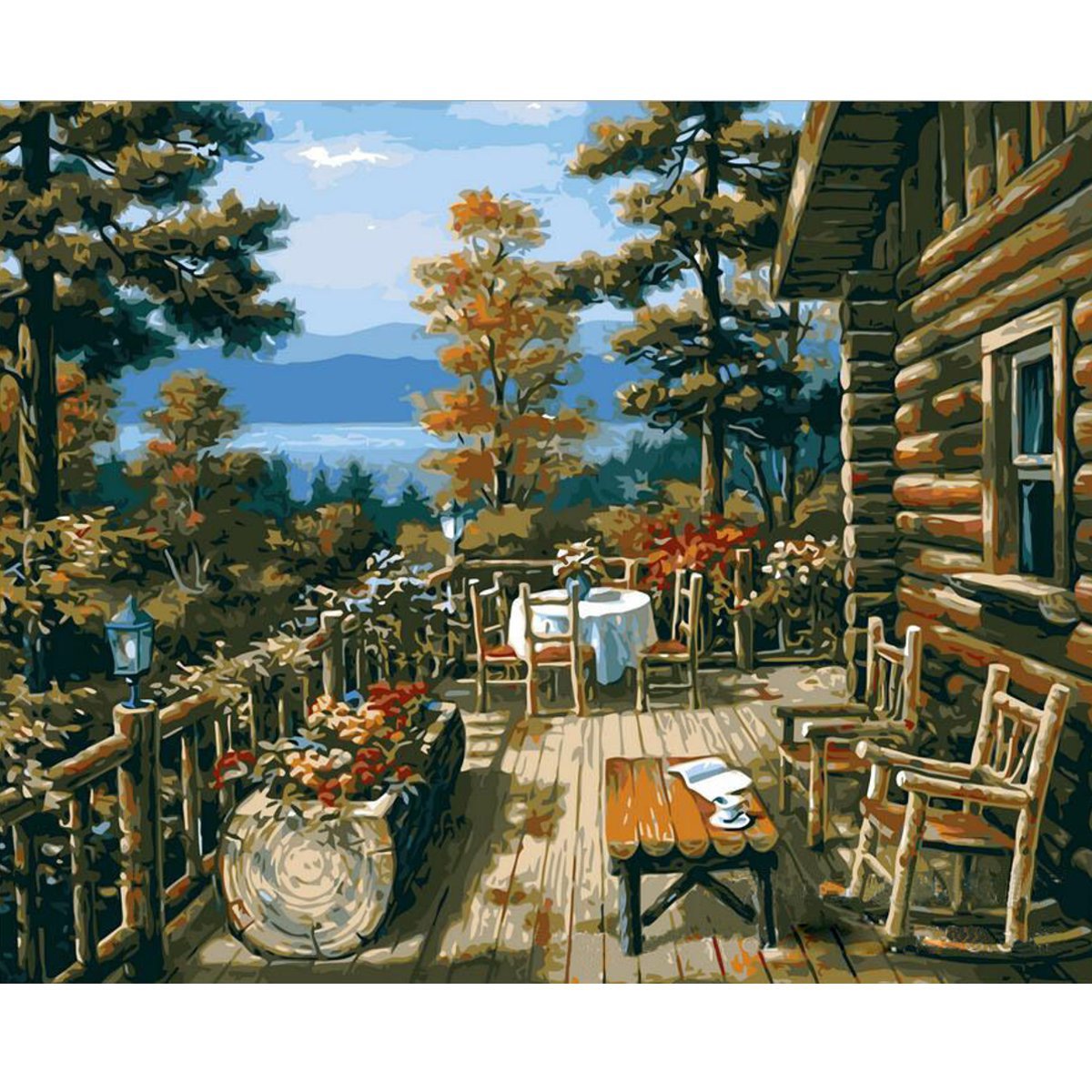 16X20 Acrylic Paint By Number Kit DIY Oil Painting Canvas Digital 