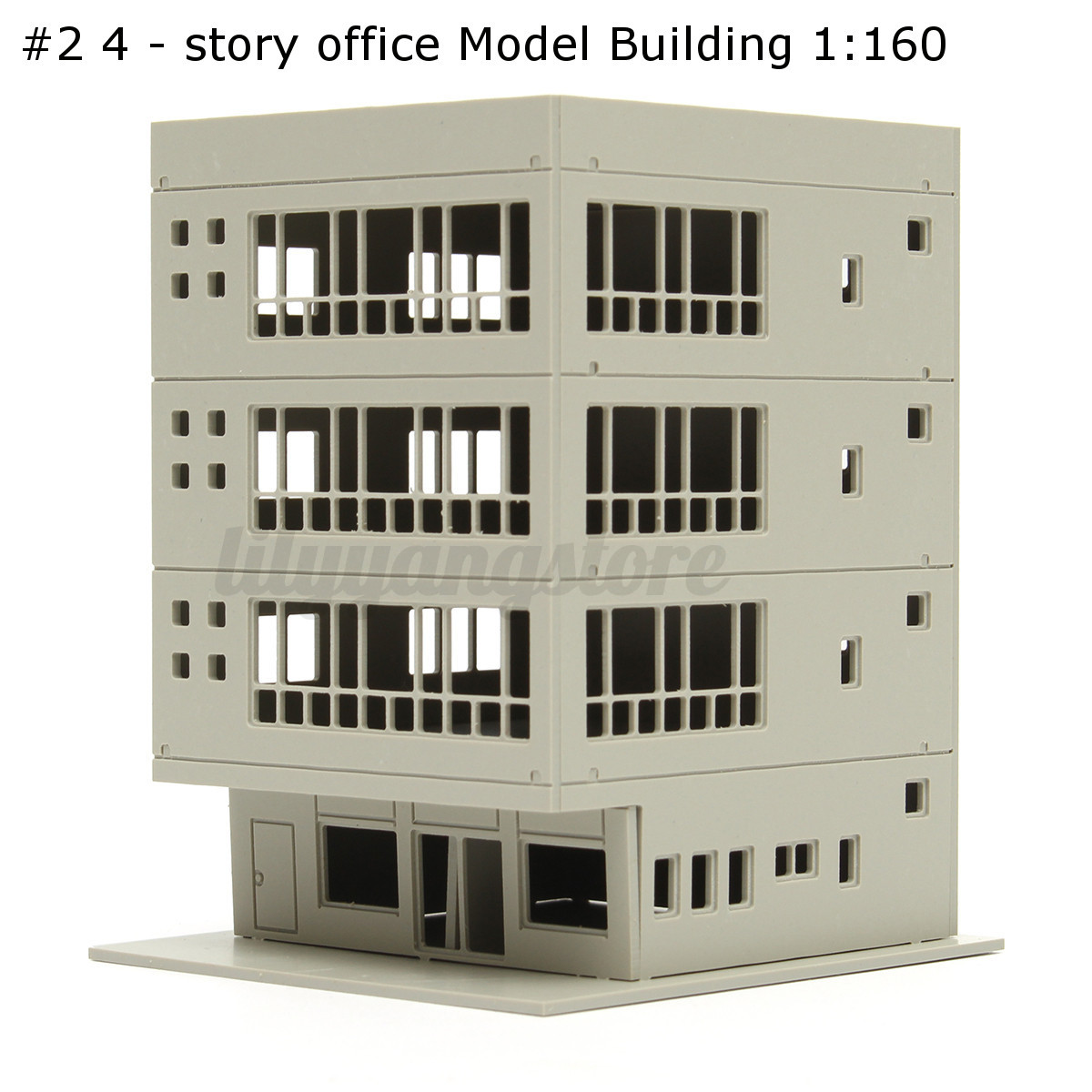 n scale industrial buildings