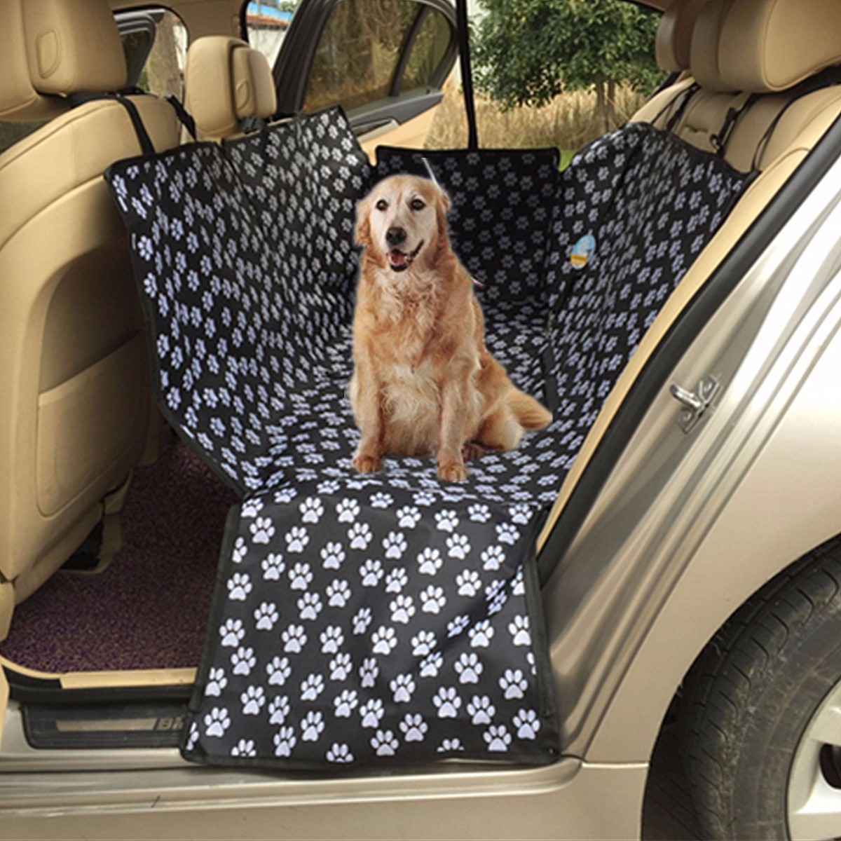 Details About Pet Car Seat Cover Cushion Rear Back Protector Hammock Dog Cat Safety Mat