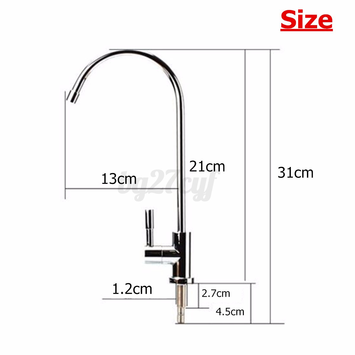 Chrome Finish Reverse Osmosis Drinking Water Filter Kitchen Sink