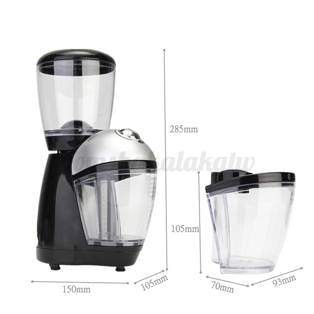 Electric Automatic Coffee Bean Mill Grinder Maker Machine With Cleaning Brush AU eBay