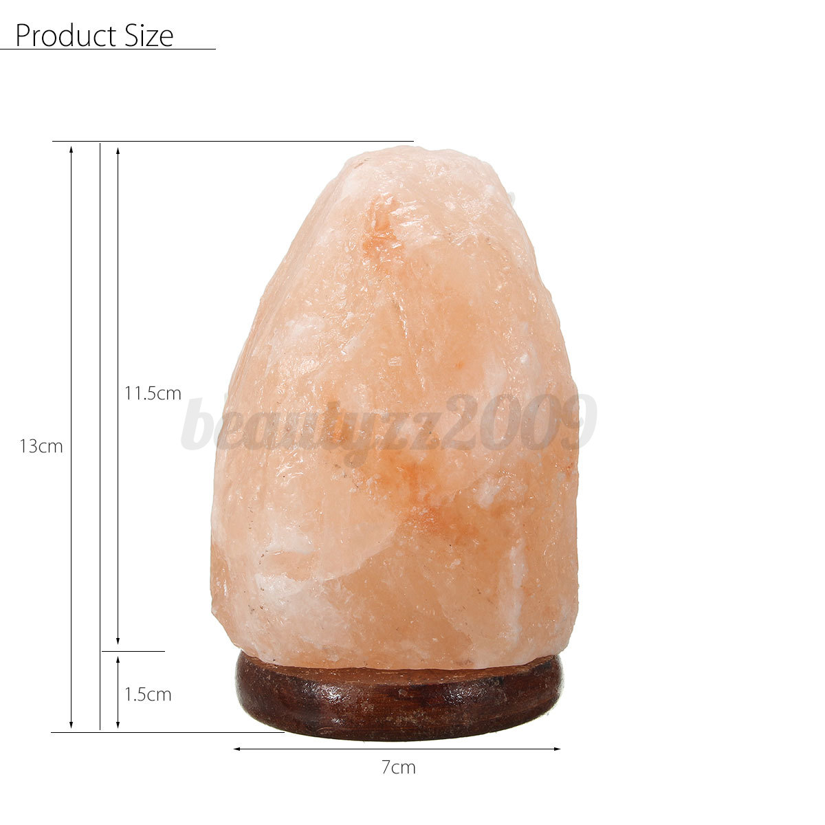 7 Color Change Himalayan Natural Salt Lamp Crystal Rock Air Purifier Night Light eBay