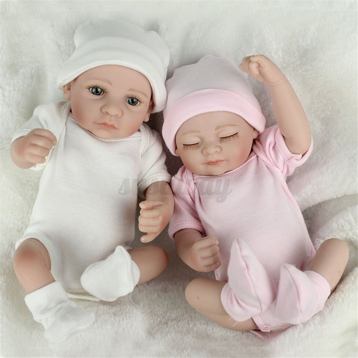 Real Life Reborn Baby Dolls Girl Lifelike Vinyl Silicone ...