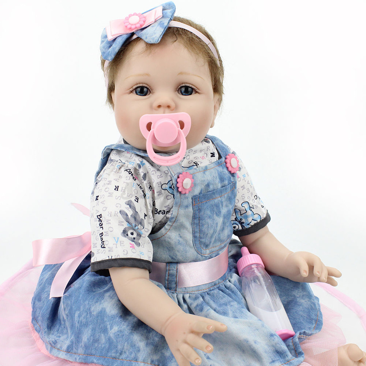 Soft Body Silicone Reborn Baby Doll Toy For Girls NewBorn ...