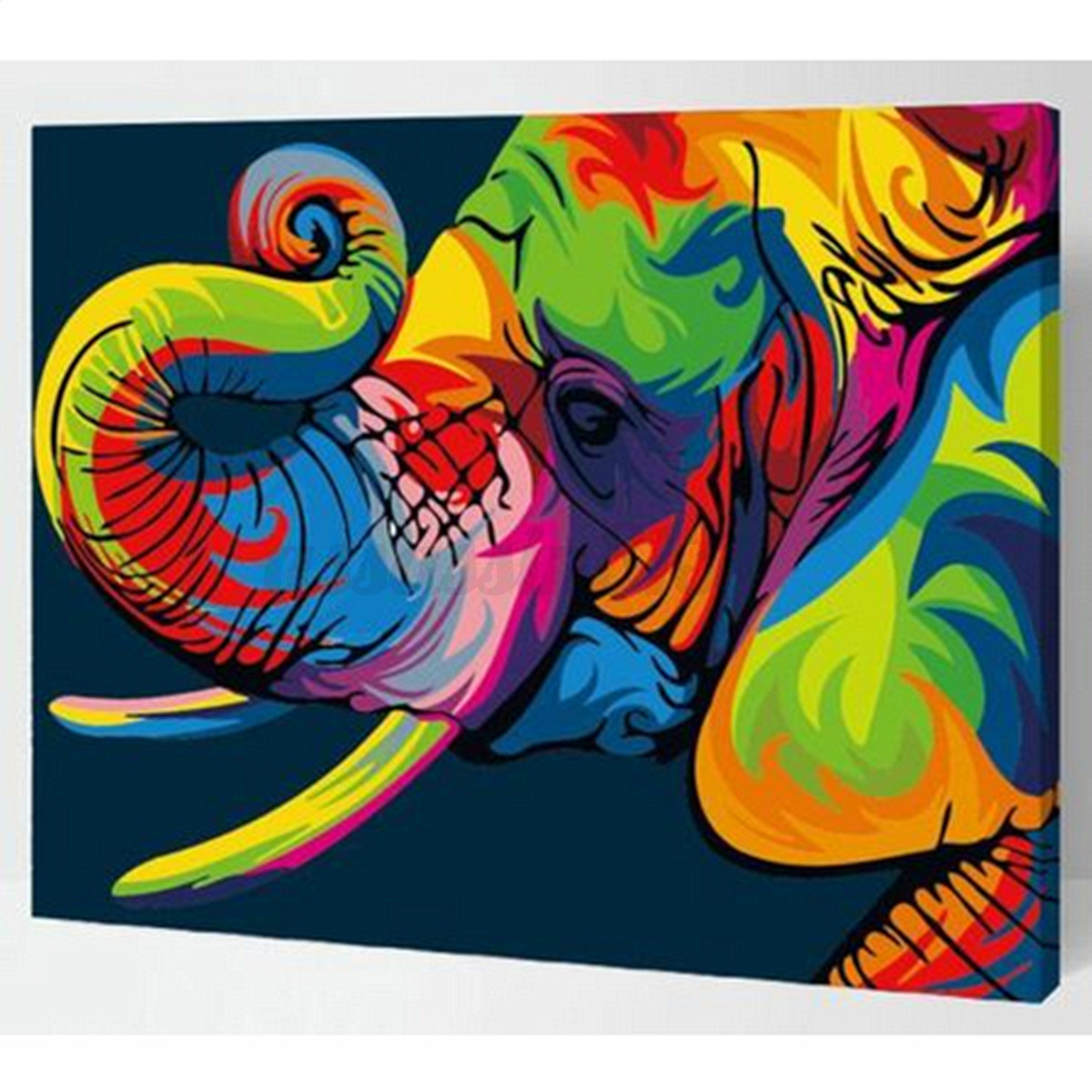 painting by number kit multi colored puppy animal pet home