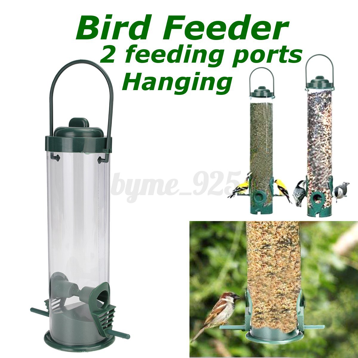 bird seed feeder 2 feeding ports wild outdoor station bird seed feeder 2 feeding ports wild outdoor station