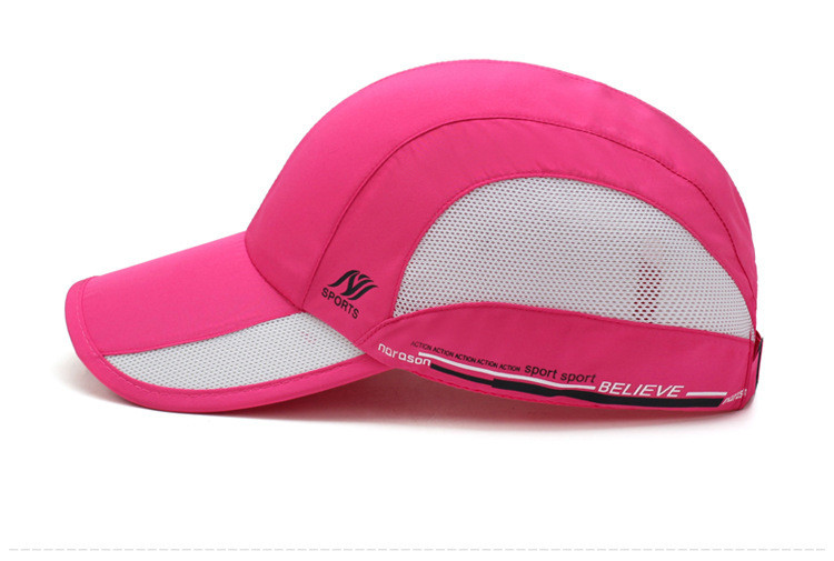 New Black Outdoor Sport Running Baseball Mesh Hat Men Quick-drying Visor Cap GI8