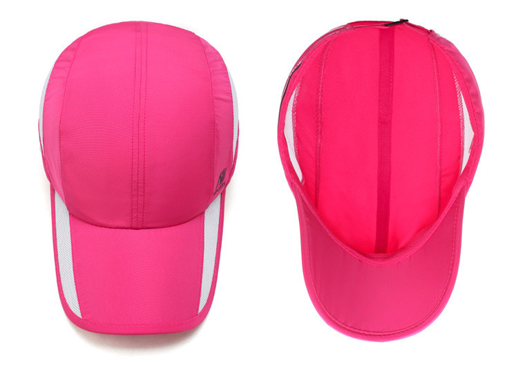 New Black Outdoor Sport Running Baseball Mesh Hat Men Quick-drying Visor Cap GI8
