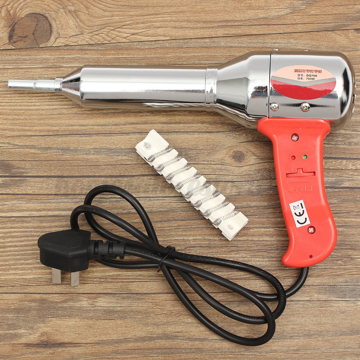 AC 220-240V 700W Plastic Welding Hot Air Gun Thermostat 100 ° C to 450 ° C
