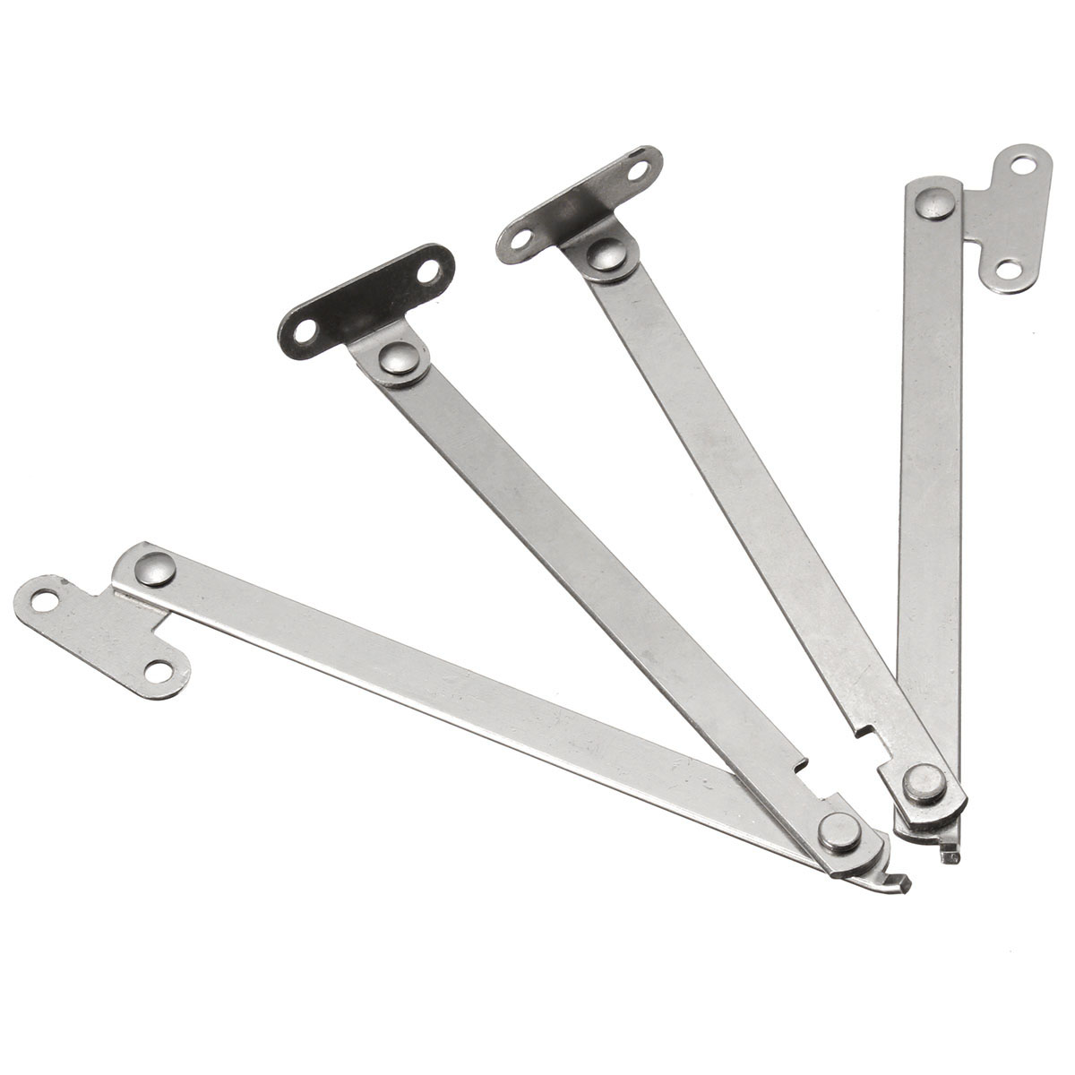 10pcs Door Stays Kitchen Cupboard Cabinet Portal Box Hinge Lift Up