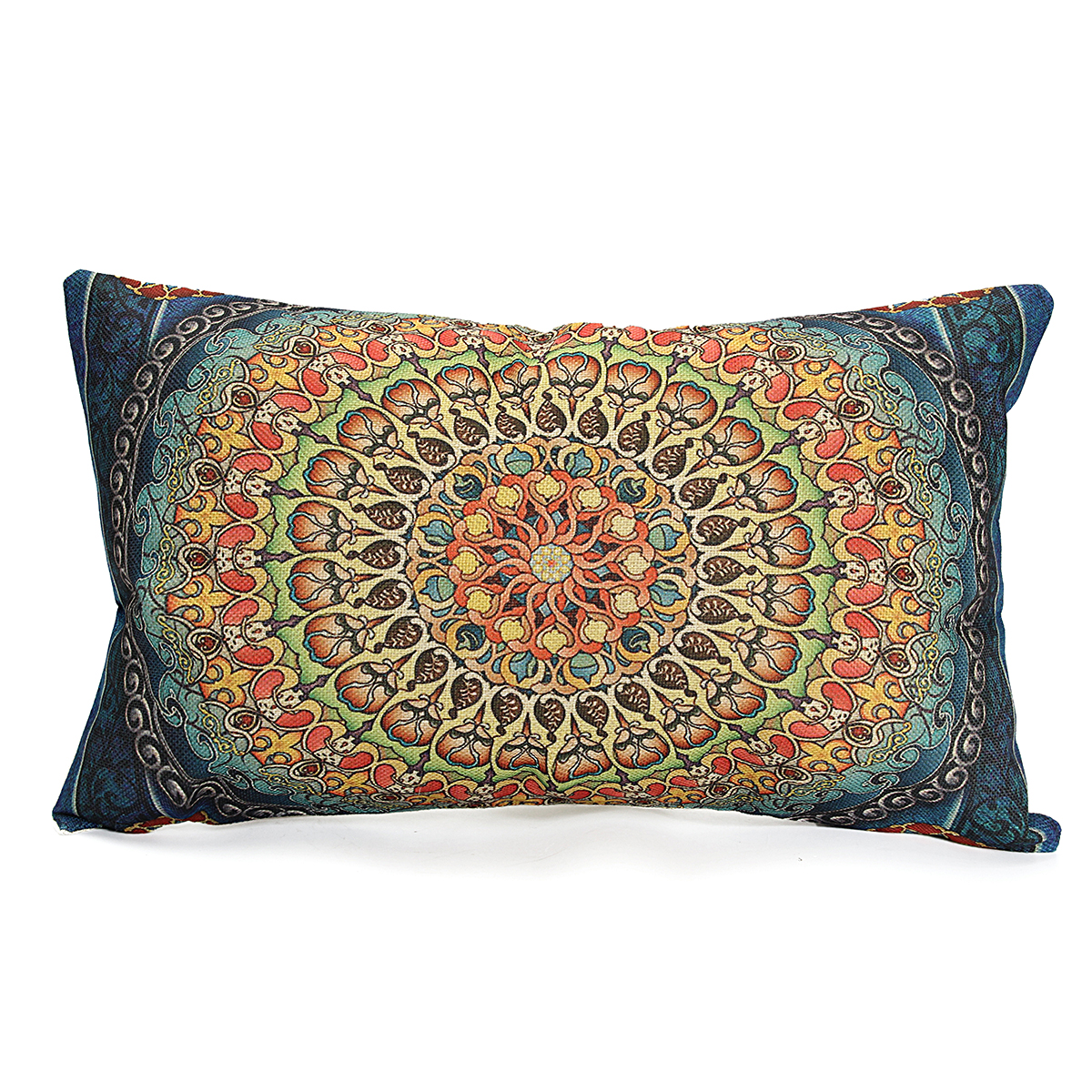 Square Rectangle Cotton Linen Pillow Case Bed Throw ...