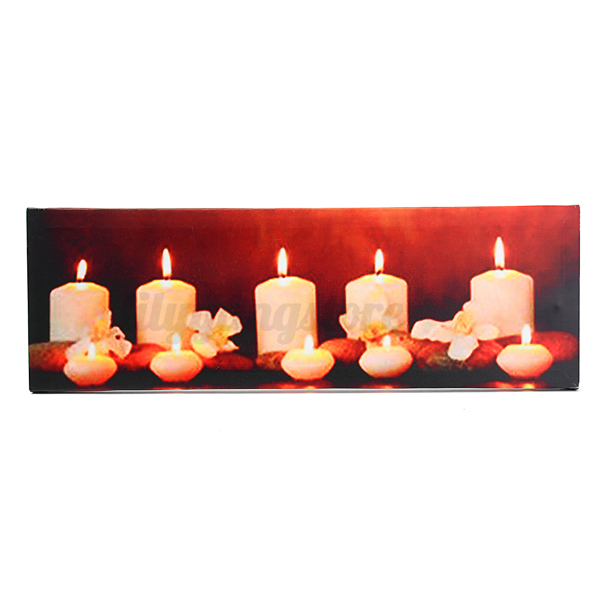 LED Light Up Lighted Christmas Canvas Painting River LED Light Up Lighted Christmas Canvas Painting River