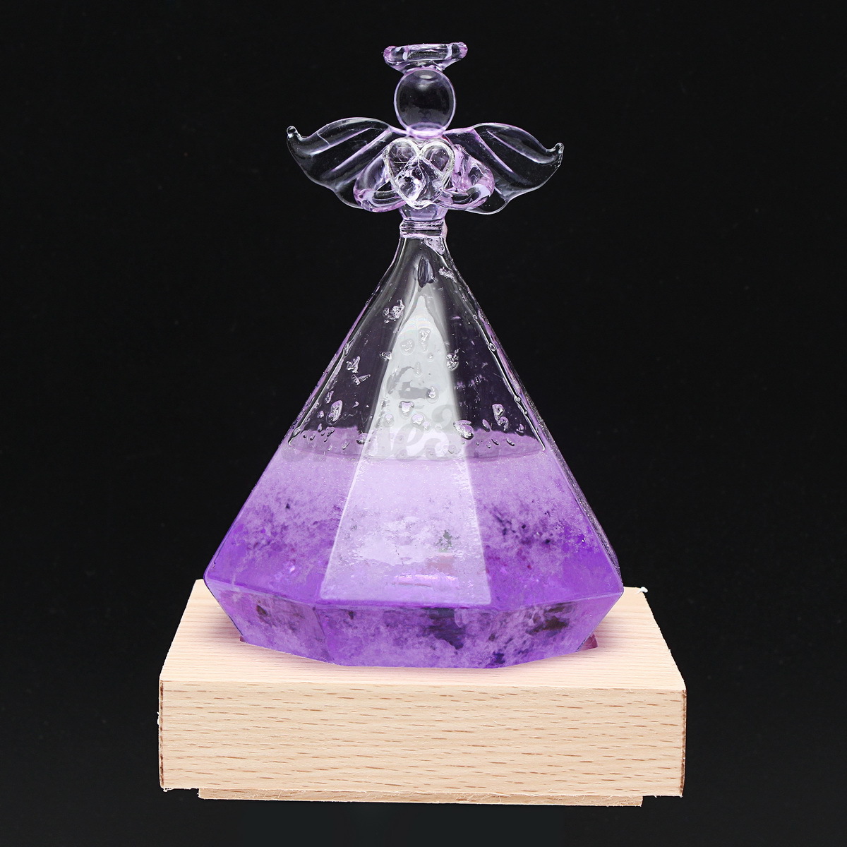 Angel Weather Forecast Crystal Drop Storm Glass Home