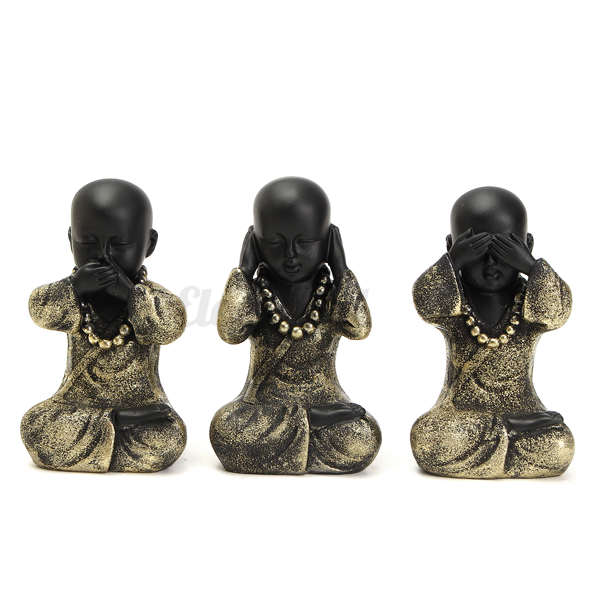 no evil figurines