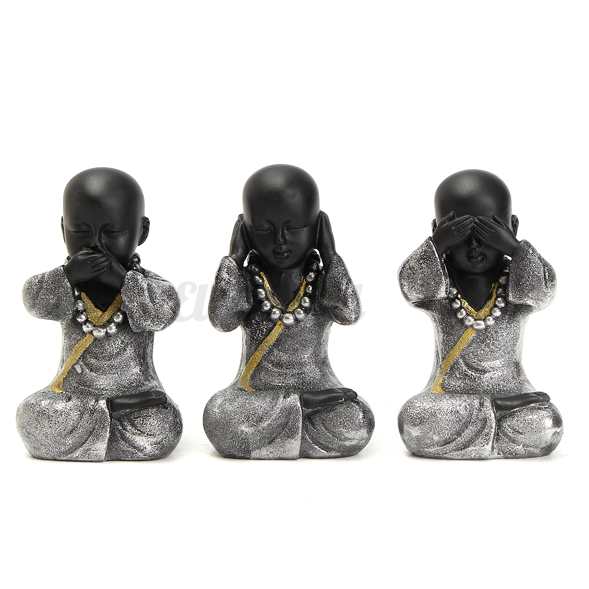 no evil figurines